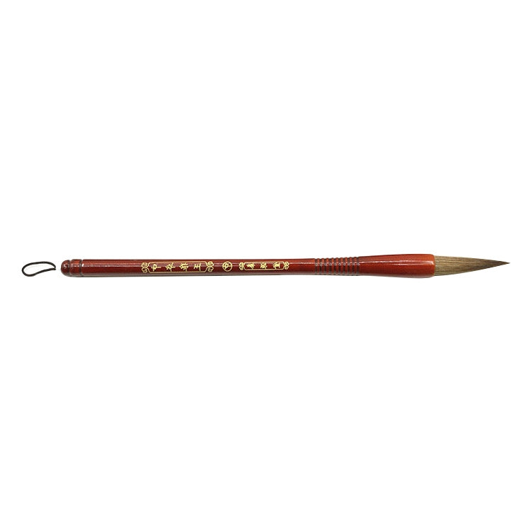 Wooden Writing Brushes Wolf Hair Traditional Calligraphy Painting Practice Script Supply (M)