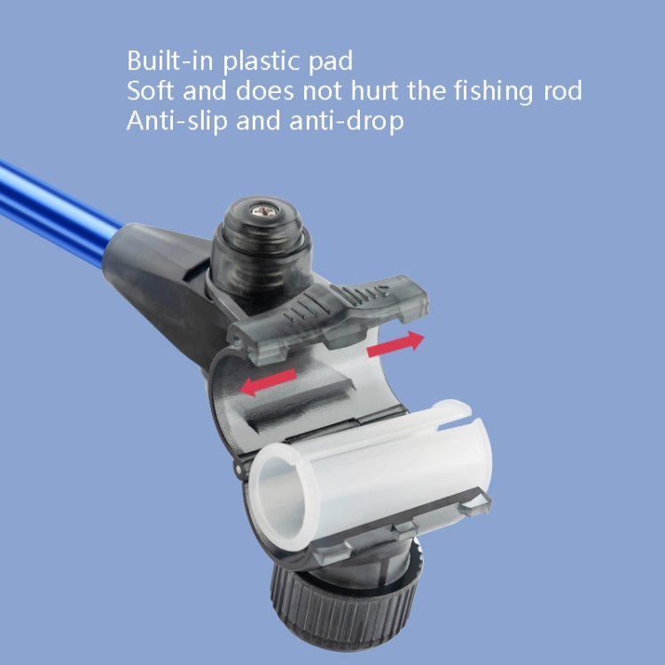 2 PCS Quick Release Bracket Rear-Hanging Fishing Rod Antenna Pole