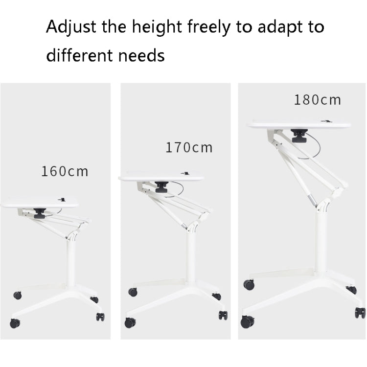 D10 Universal Wheel Standing Computer Desk Movable Lifting Desk