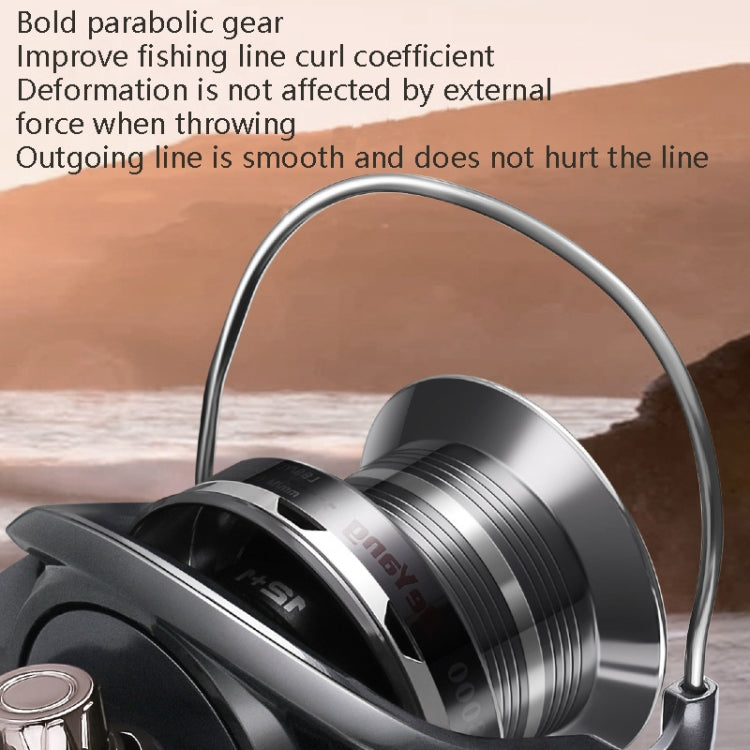 All-Metal Non-Gap Far Casting Wheel Spin Wheel Oblique Anchor Fish Wheel, Specification: DS10000