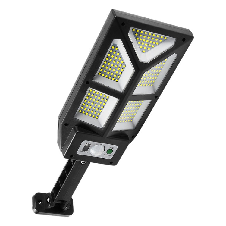 TG-TY100 196 LED Solar Outdoor Human Body Induction Wall Light Garden Fence Street Light