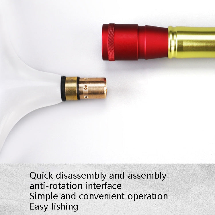 2 PCS Dip Net Anti-Rotation Joint Connector Dip Net Rod Quick Joint