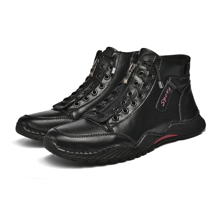SD5555 Autumn And Winter Men High-Top Martin Boots Leather Outdoor Casual Shoes, Size: 42