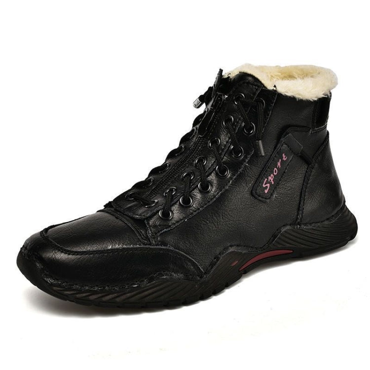 SD5555 Autumn And Winter Men High-Top Martin Boots Leather Outdoor Casual Shoes, Size: 42
