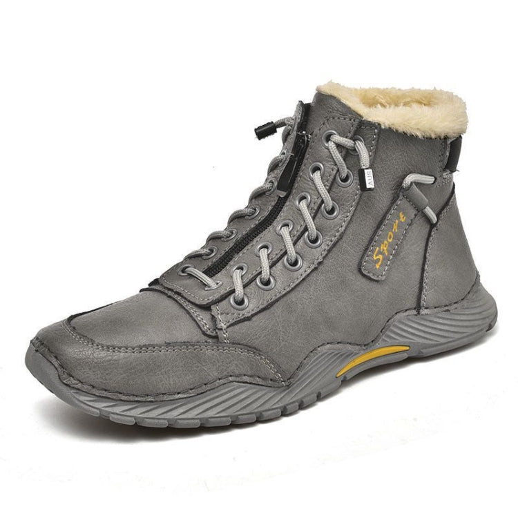SD5555 Autumn And Winter Men High-Top Martin Boots Leather Outdoor Casual Shoes, Size: 42