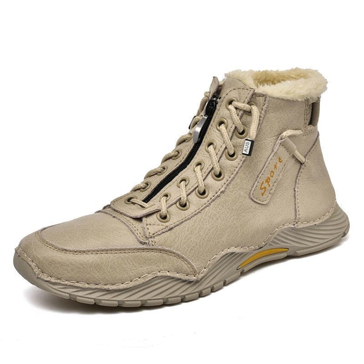 SD5555 Autumn And Winter Men High-Top Martin Boots Leather Outdoor Casual Shoes, Size: 42