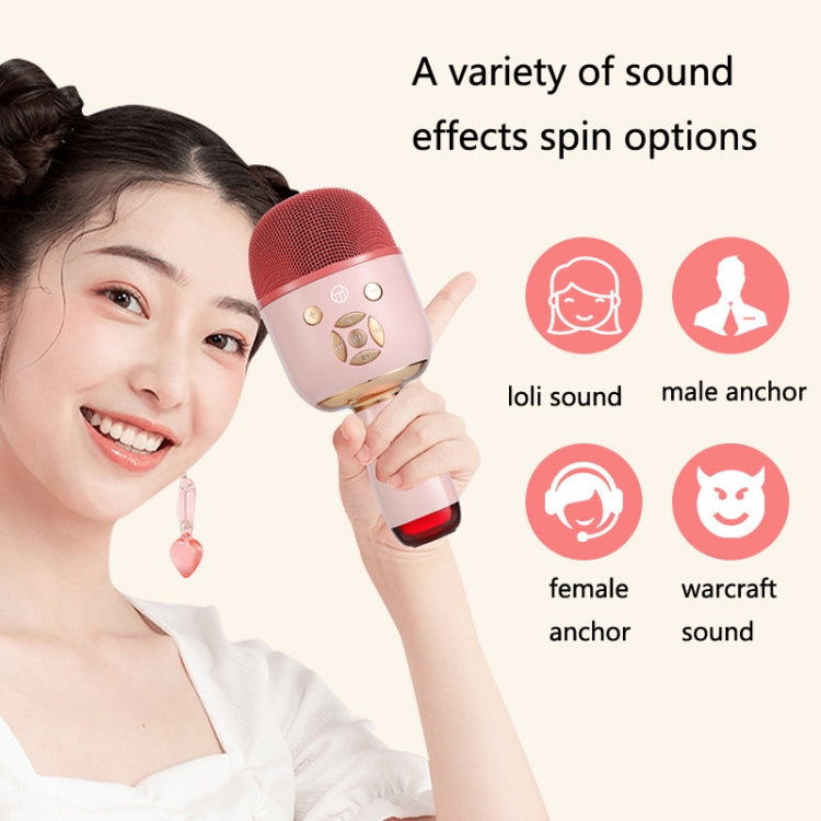 K58 Home Bluetooth Wireless Microphone With Lamp Mobile Phone K Song Children Microphone Audio