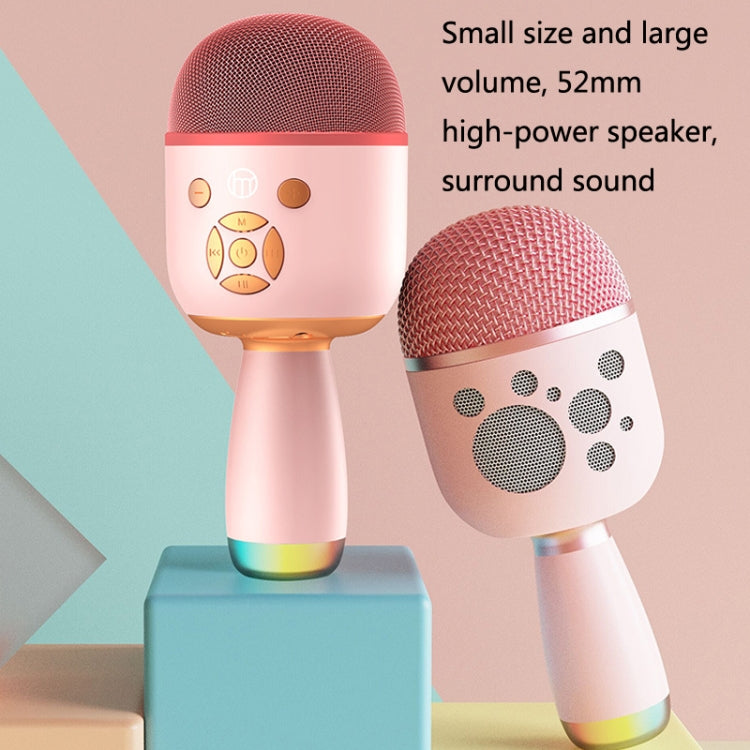 K58 Home Bluetooth Wireless Microphone With Lamp Mobile Phone K Song Children Microphone Audio