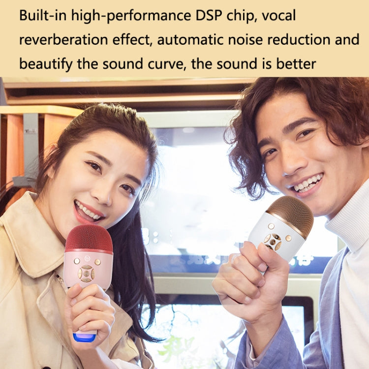 K58 Home Bluetooth Wireless Microphone With Lamp Mobile Phone K Song Children Microphone Audio