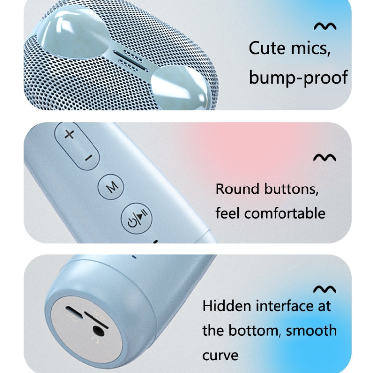 KG003 Children Microphone Wireless Bluetooth Singing Microphone Audio Family K Song Toy