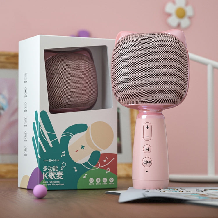 KG003 Children Microphone Wireless Bluetooth Singing Microphone Audio Family K Song Toy