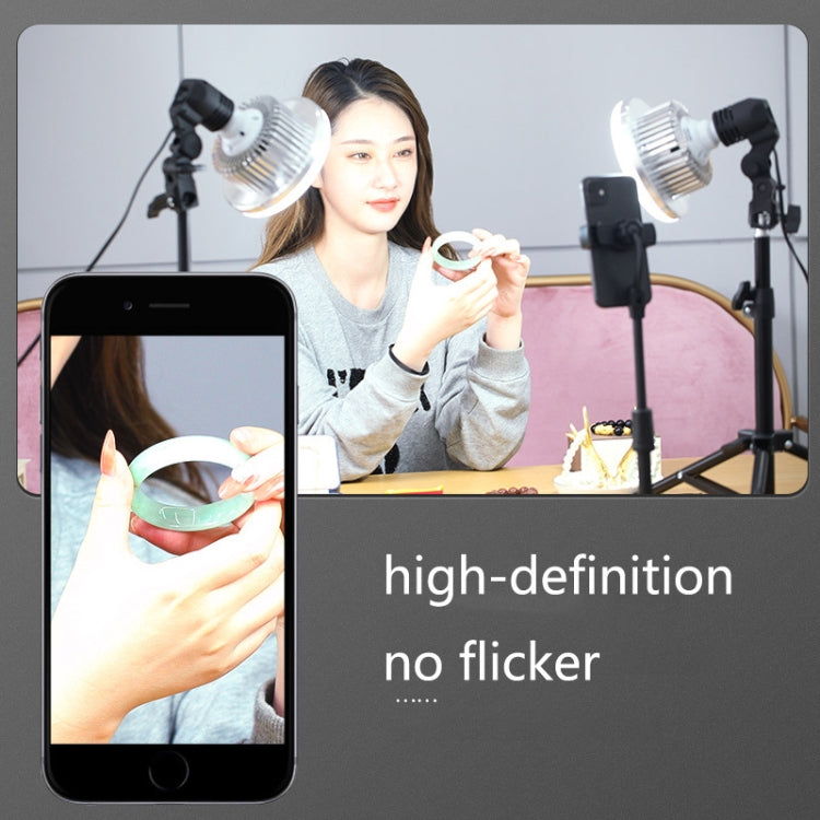Mobile Phone Live Support Shooting Gourmet Beautification Fill Light Indoor Jewelry Photography Light, Style: 700W Mushroom Lamp + Tripod