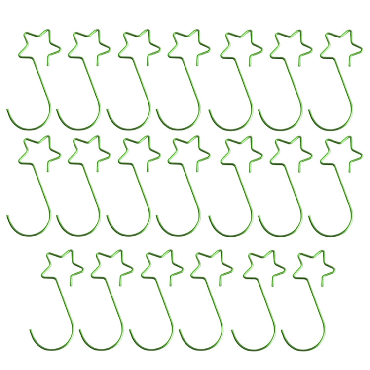 10 Packs Home Christmas Ornament Star Metal Garland Hook