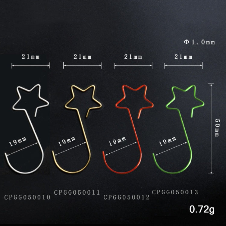 10 Packs Home Christmas Ornament Star Metal Garland Hook