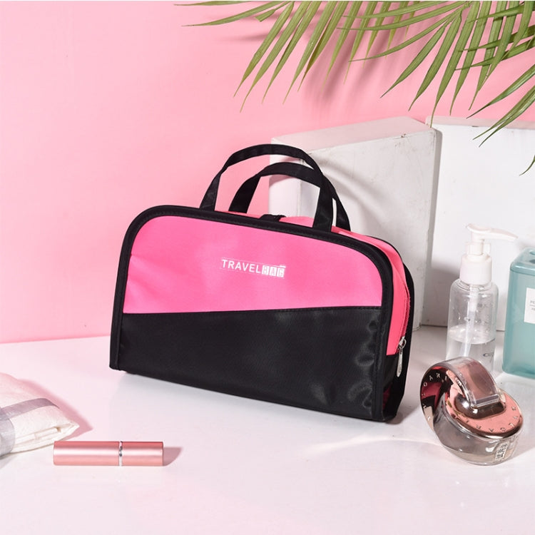 Multifunctional 2 In 1 Cosmetic Bag Portable Large Capacity Transparent Cosmetic Brush Storage Bag Wash Bag