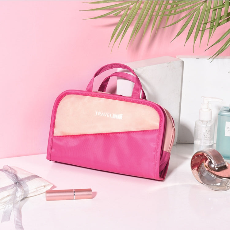 Multifunctional 2 In 1 Cosmetic Bag Portable Large Capacity Transparent Cosmetic Brush Storage Bag Wash Bag