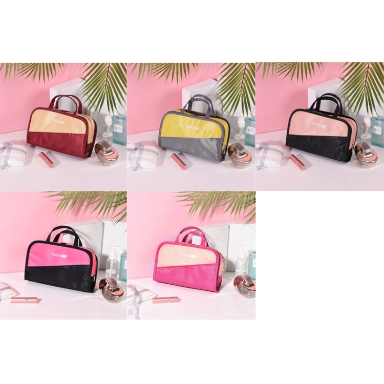 Multifunctional 2 In 1 Cosmetic Bag Portable Large Capacity Transparent Cosmetic Brush Storage Bag Wash Bag