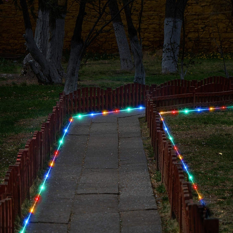 Holiday Party Decoration Tube String Lights LED Garden Decoration Casing Light with Remote Control, Spec: 7m 50 LEDs USB Powered