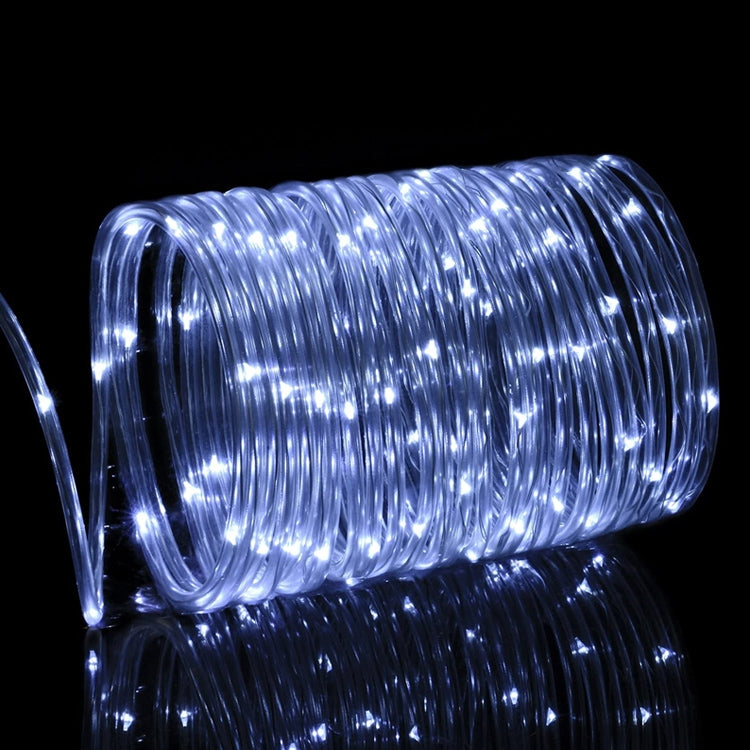 Holiday Party Decoration Tube String Lights LED Garden Decoration Casing Light with Remote Control, Spec: 7m 50 LEDs USB Powered