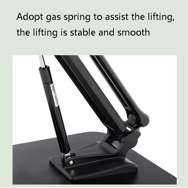 D0N Pneumatic Desktop Folding Computer Display Increased Frame Standing Office Lifting Table