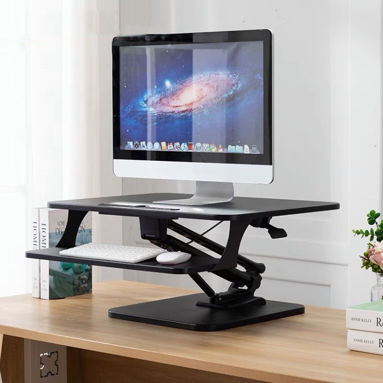 D0N Pneumatic Desktop Folding Computer Display Increased Frame Standing Office Lifting Table