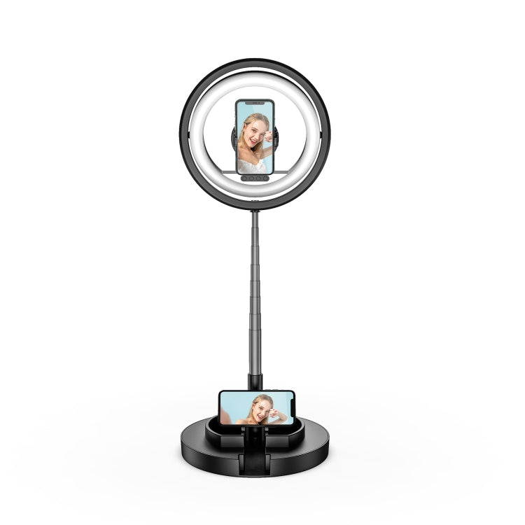 JMT2 Mobile Phone Live Fill Light Folding Telescopic Integrated LED Beauty Lamp Desktop Floor Stand