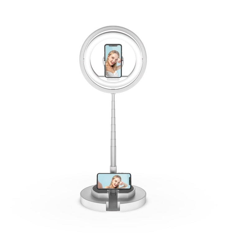 JMT2 Mobile Phone Live Fill Light Folding Telescopic Integrated LED Beauty Lamp Desktop Floor Stand
