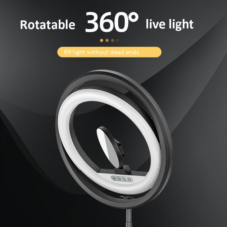 JMT2 Mobile Phone Live Fill Light Folding Telescopic Integrated LED Beauty Lamp Desktop Floor Stand