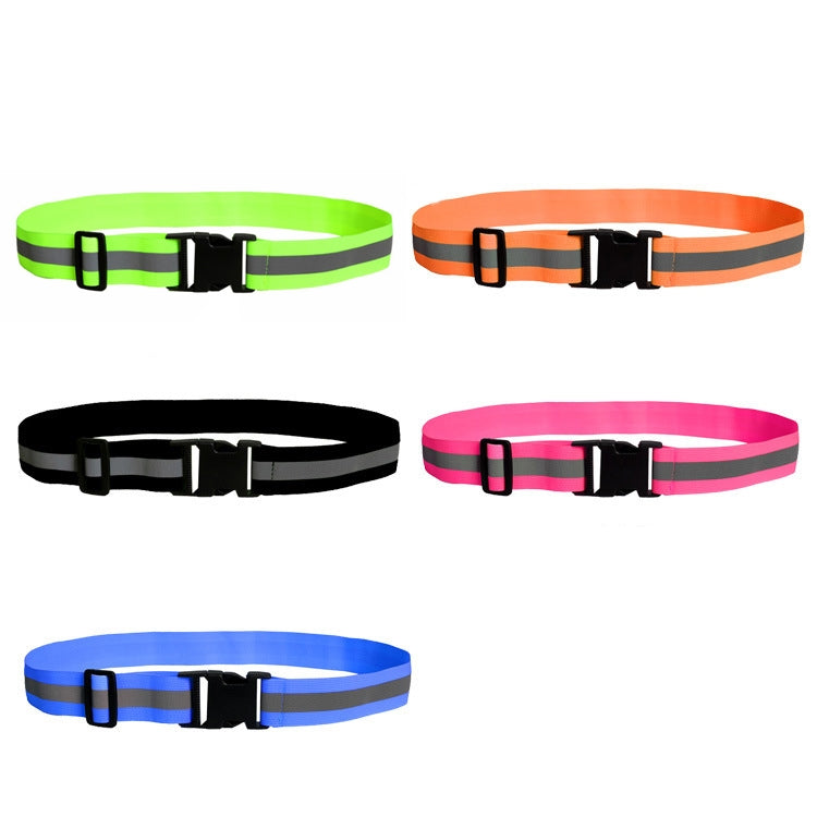 3 PCS Outdoor Adjustable Night Running And Cycling Reflective Waistband, Specification: 4cm Width
