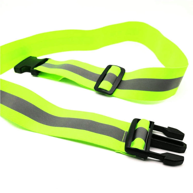 3 PCS Outdoor Adjustable Night Running And Cycling Reflective Waistband, Specification: 4cm Width