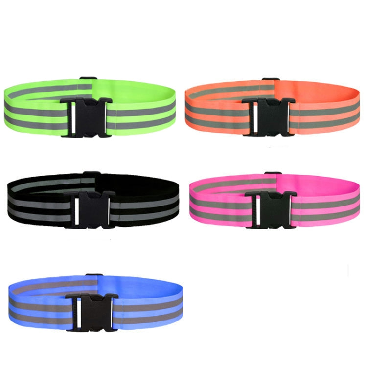3 PCS Outdoor Adjustable Night Running And Cycling Reflective Waistband, Specification: 5cm Width