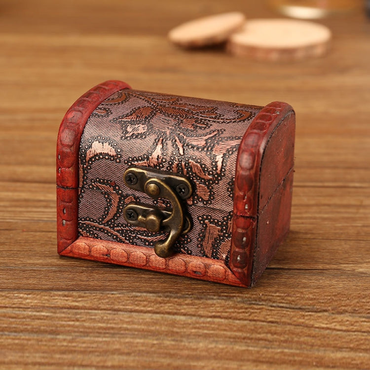 3 PCS Retro Wooden Jewellery Dustproof Storage Box Indoor Shooting Props