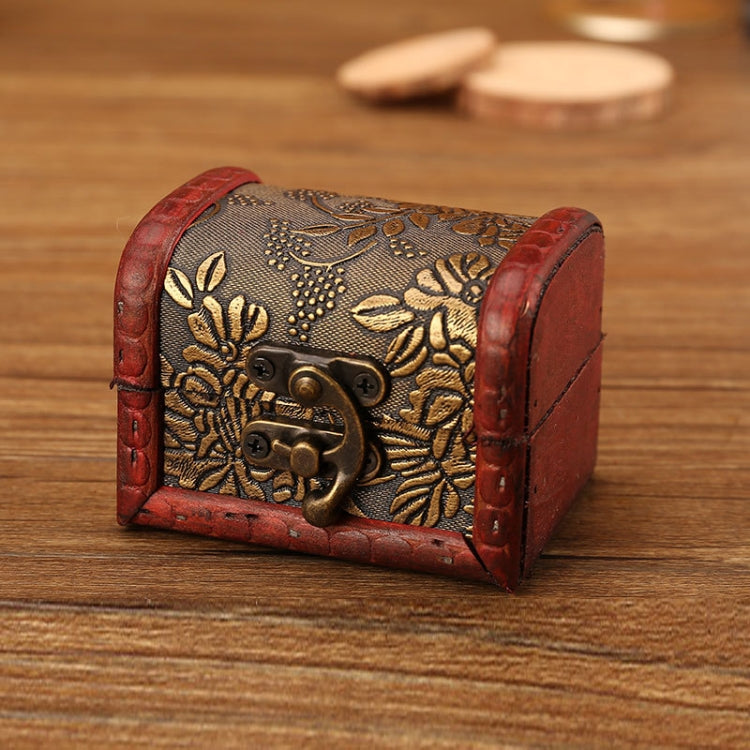 3 PCS Retro Wooden Jewellery Dustproof Storage Box Indoor Shooting Props