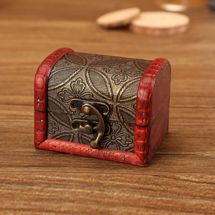 3 PCS Retro Wooden Jewellery Dustproof Storage Box Indoor Shooting Props