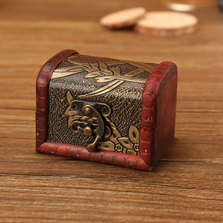 3 PCS Retro Wooden Jewellery Dustproof Storage Box Indoor Shooting Props