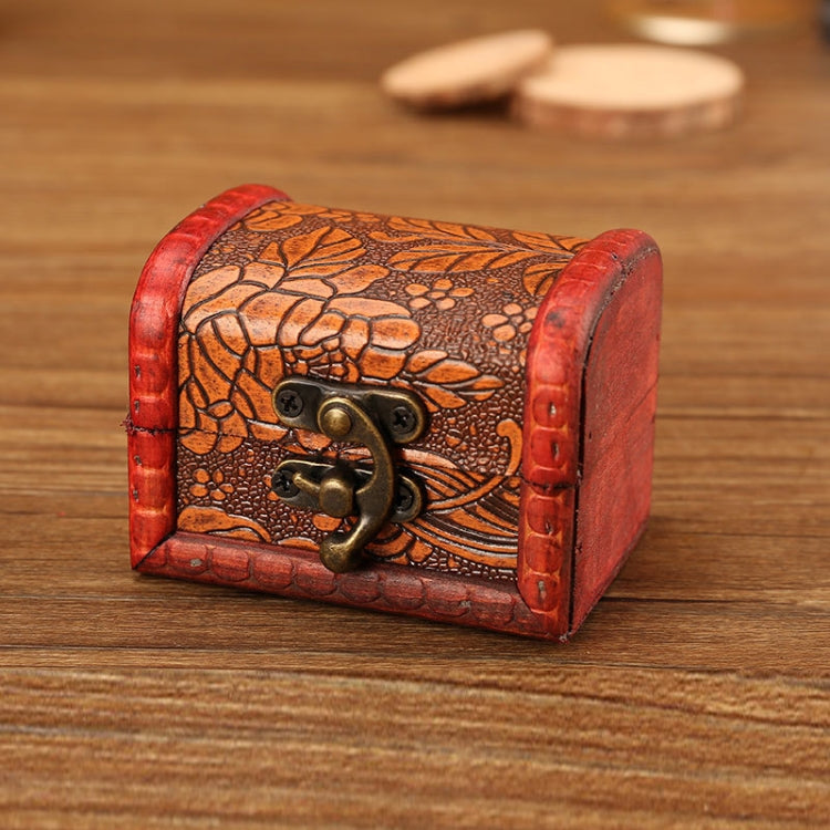 3 PCS Retro Wooden Jewellery Dustproof Storage Box Indoor Shooting Props