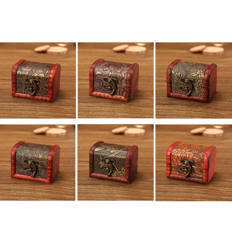 3 PCS Retro Wooden Jewellery Dustproof Storage Box Indoor Shooting Props
