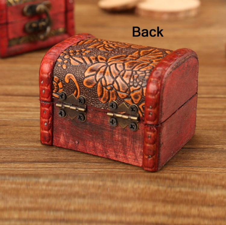 3 PCS Retro Wooden Jewellery Dustproof Storage Box Indoor Shooting Props