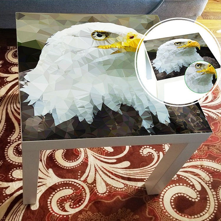 Restaurant Tabletop Oil-Proof Waterproof Non-Slip PVC Heat Insulation Sticker Placemat, Specification: 55x55cm