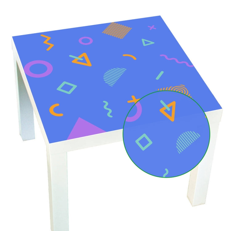 Restaurant Tabletop Oil-Proof Waterproof Non-Slip PVC Heat Insulation Sticker Placemat, Specification: 55x55cm