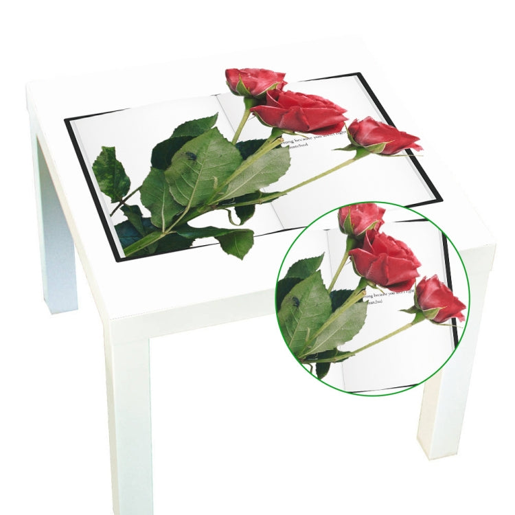 Restaurant Tabletop Oil-Proof Waterproof Non-Slip PVC Heat Insulation Sticker Placemat, Specification: 55x55cm