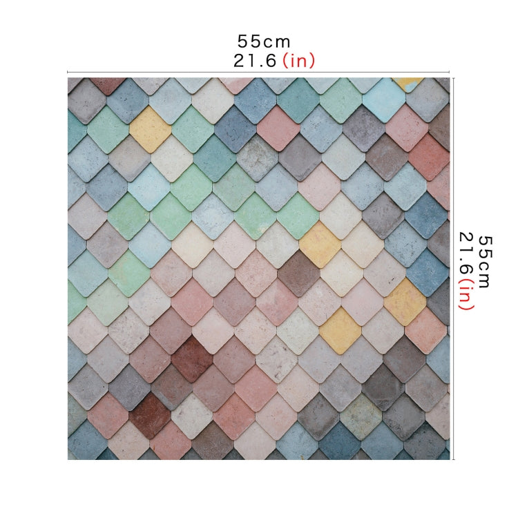Restaurant Tabletop Oil-Proof Waterproof Non-Slip PVC Heat Insulation Sticker Placemat, Specification: 55x55cm