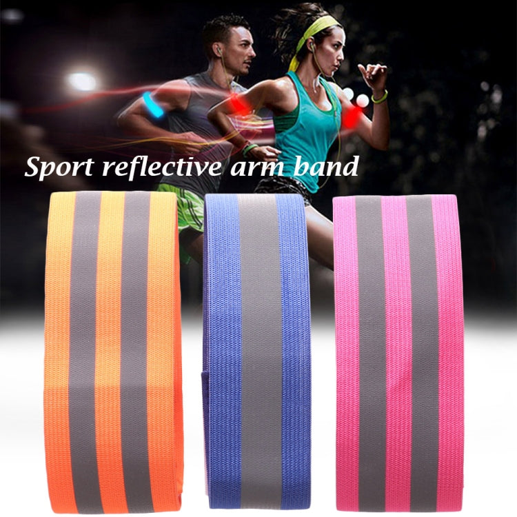 8 PCS Outdoor Sports Bracelet Ankle Ring Set Night Running And Riding Safety Reflective Bracelet
