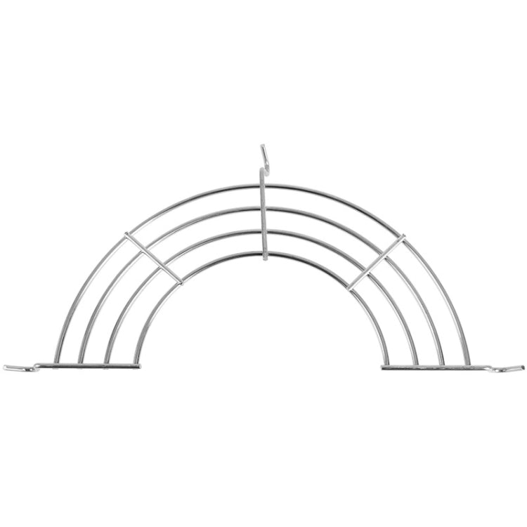 3 PCS Semi-Circular Stainless Steel Drain Rack Kitchen Steamed Vegetables Rack, Size: Small 24cm