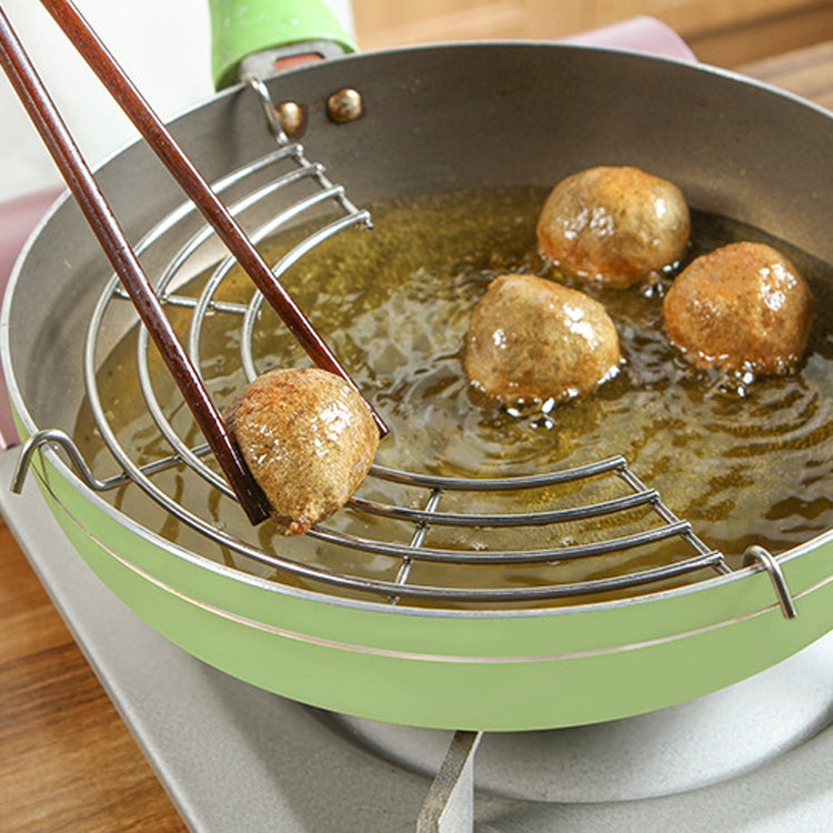 3 PCS Semi-Circular Stainless Steel Drain Rack Kitchen Steamed Vegetables Rack, Size: Small 24cm