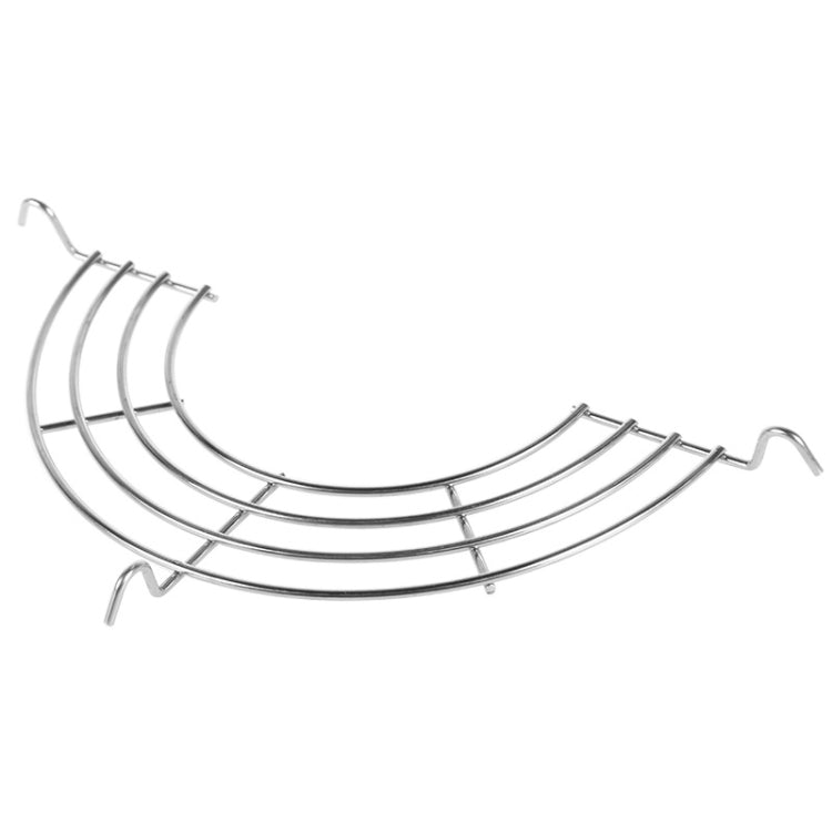 3 PCS Semi-Circular Stainless Steel Drain Rack Kitchen Steamed Vegetables Rack, Size: Medium 26cm