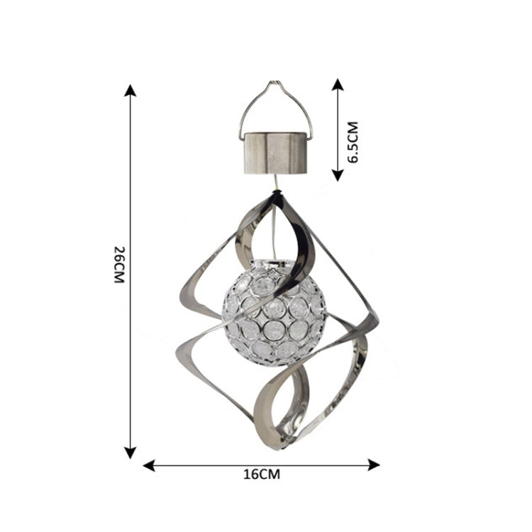 RS-047 Solar Color Changing Wind Chime Lamp Garden Lamp Outdoor Hanging Lamp