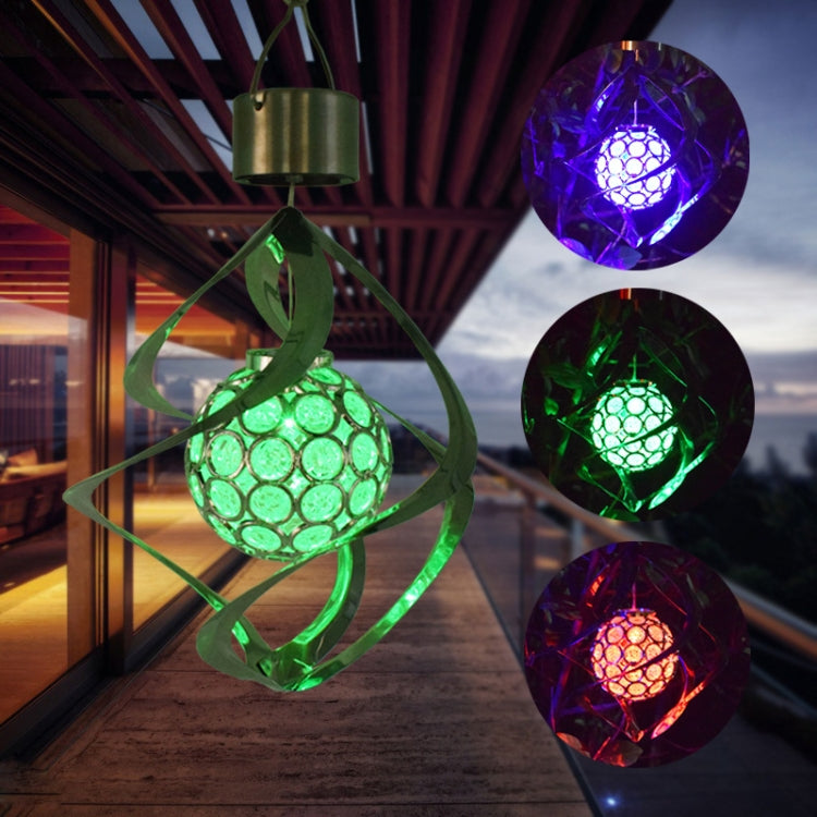 RS-047 Solar Color Changing Wind Chime Lamp Garden Lamp Outdoor Hanging Lamp