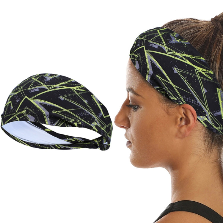2 PCS Running Fitness Exercise Sweat-Absorbent Elastic Headband Sports Sweatband, Size: Free Size