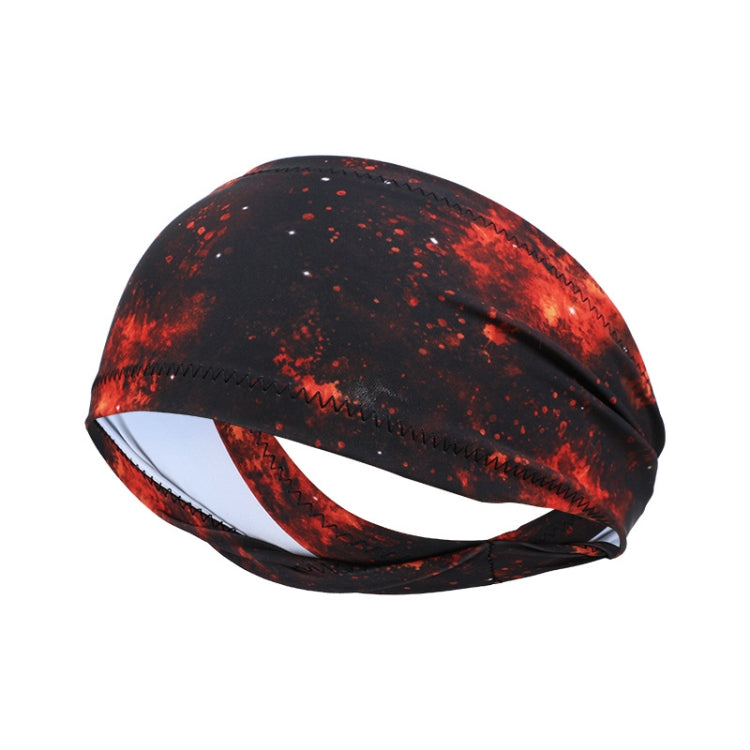 2 PCS Running Fitness Exercise Sweat-Absorbent Elastic Headband Sports Sweatband, Size: Free Size
